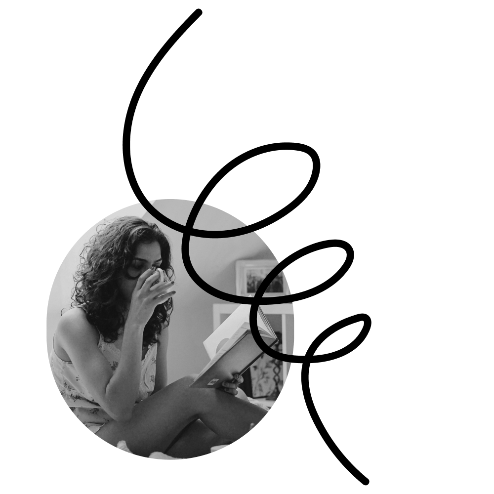 Woman reading ingredient labels